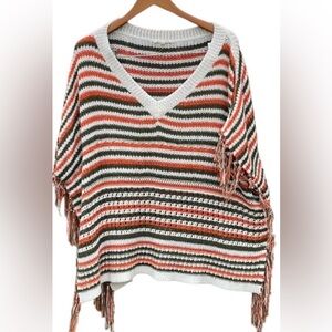 Easel Oversized Knit Poncho